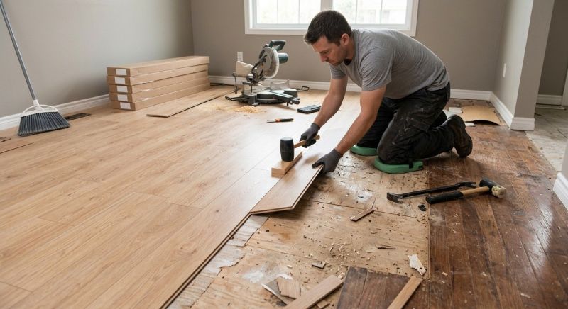 Laminate Floor Replacement in Roseville, CA