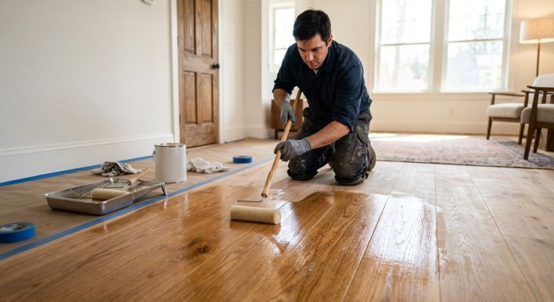 Oak Floor Varnishing in Alpharetta, GA