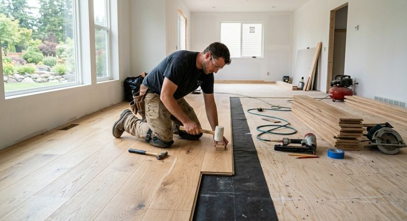 Finished Floor Installation in Manassas, VA