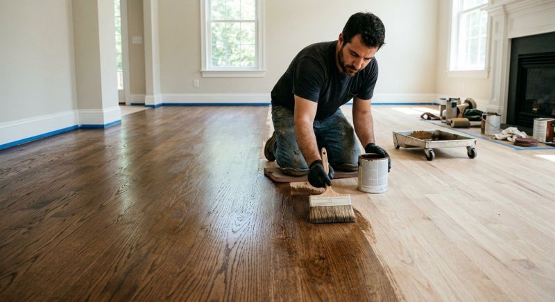 Floor Staining Service in Olathe, KS
