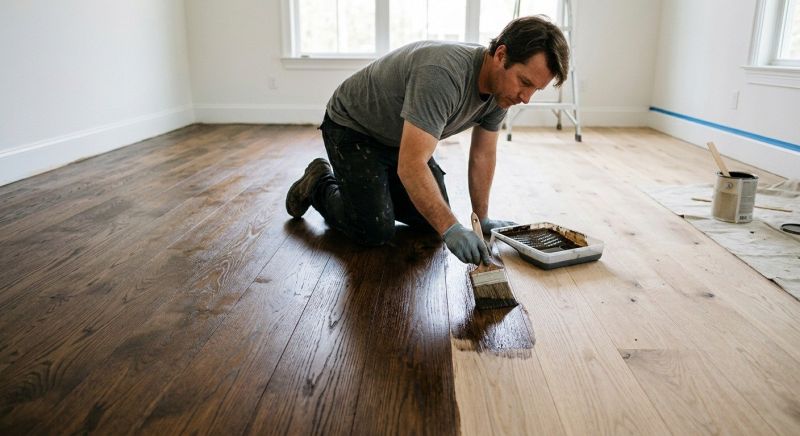 Hardwood Floor Staining in Alpharetta, GA