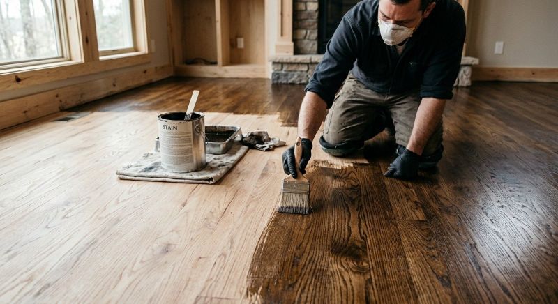 Hardwood Floor Staining in Kansas City, KS