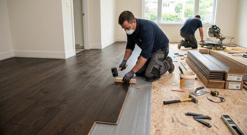 Hickory Floor Installation in Austin, TX