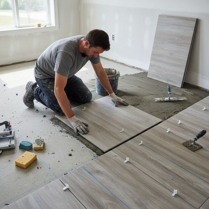 Mosaic Tile Floor Installation in Baltimore, MD