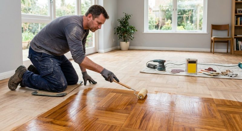 Oak Floor Refinishing in Overland Park, KS