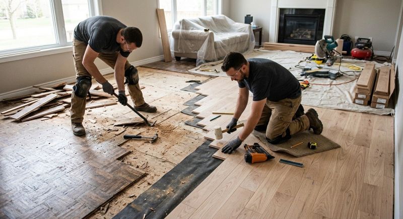 Plank Floor Installation in San Antonio, TX