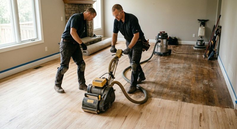 Tiger Wood Floor Refinishing in Kansas City, KS