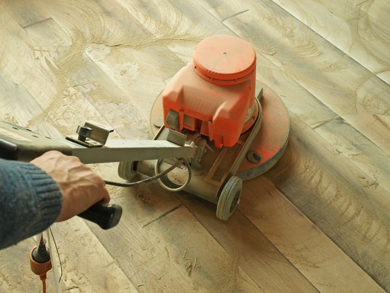 Sanding Equipment in Use